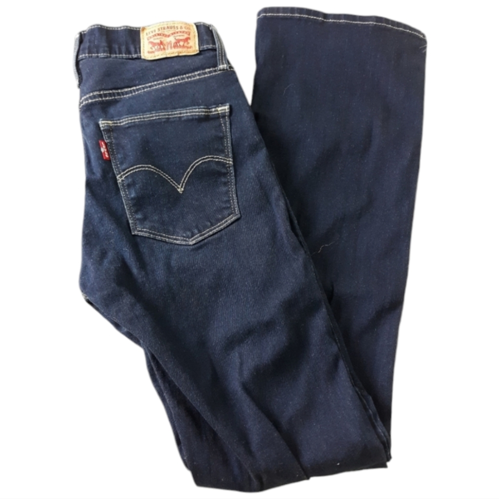 Levi's Slimming Bootcut Blue Jeans SZ 26X30